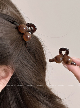 短发刘海夹小抓夹女2025新款高级感半扎发夹边夹侧边夹子发饰头饰