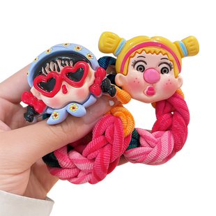 高弹力马尾发圈橡皮筋女扎头2025新款高端发绳丸子头发饰头绳头饰