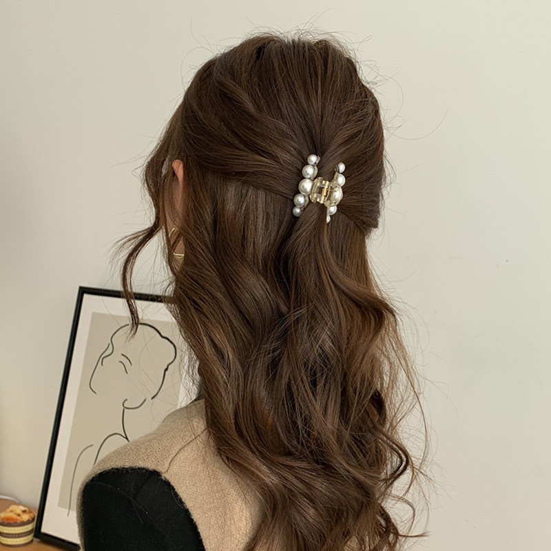 夏季网红韩国珍珠发夹