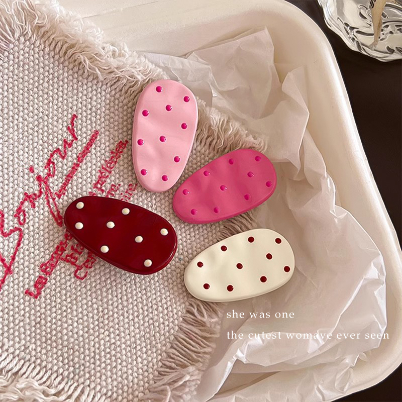 谁还没拥有这么好看的波点发夹！