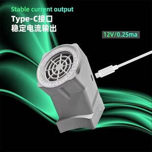 倍思特 显微镜吸烟仪内置LED灯小巧环保吸烟机烟雾净化器排烟风扇