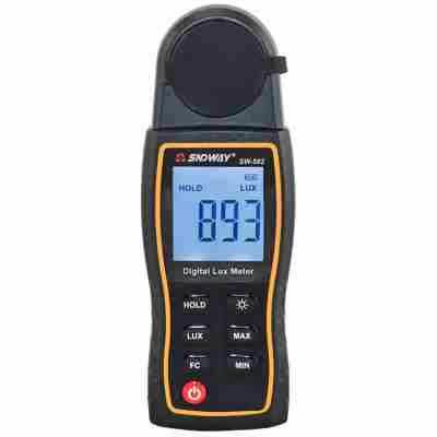 深达威sw582数字光照度计高精度照度仪环境测光仪便携照度测试仪