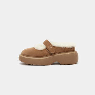 休闲厚底毛毛玛丽珍女鞋 新品 2025秋季 HERLIAN