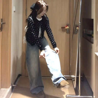 韩系学院风波点假两件针