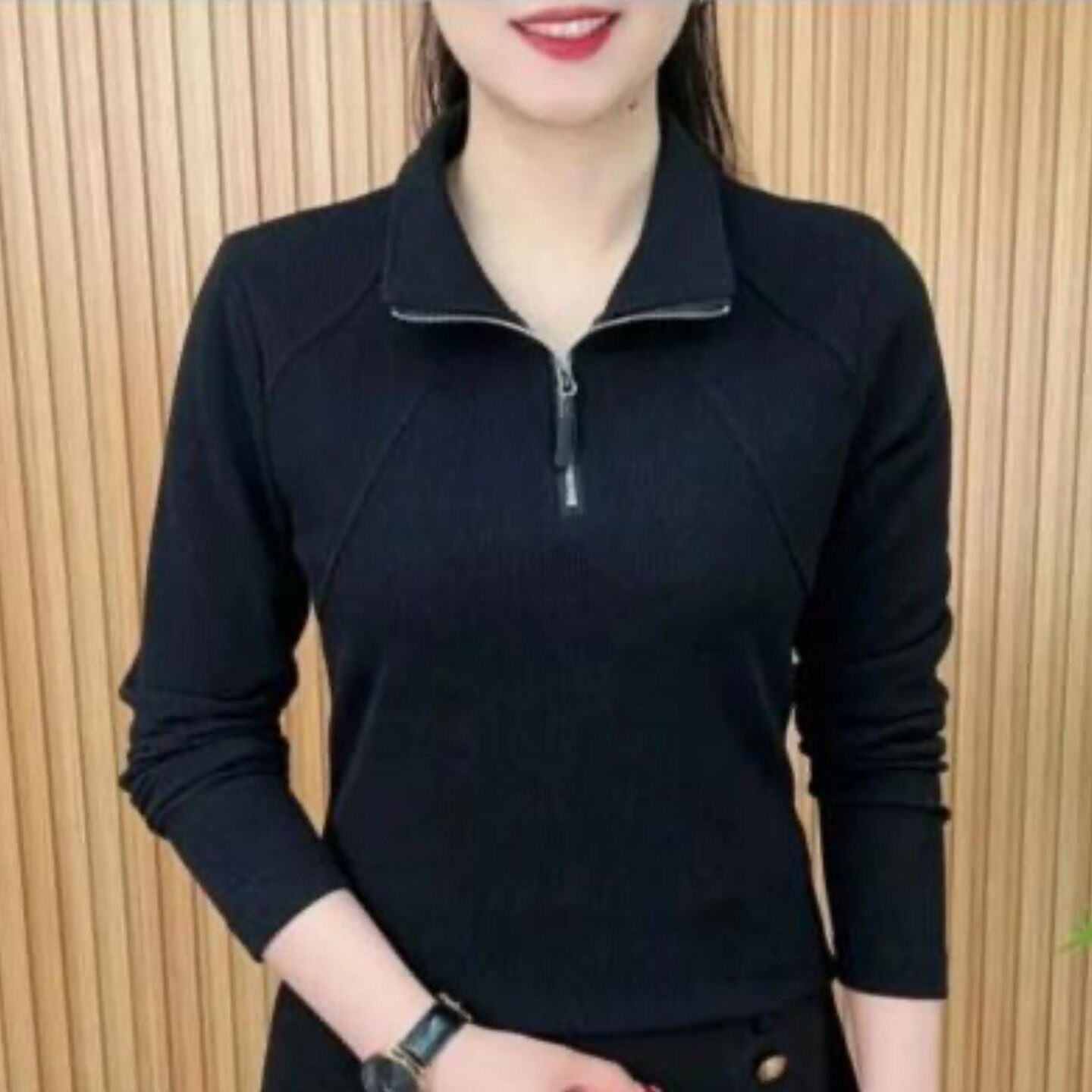 予婷酥女装洋气拉链长袖卫衣2026秋季女士显瘦小衫气质妈妈装上a6