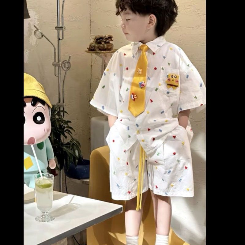 安阳童装男童夏季套装202