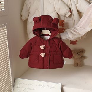安阳童装儿童冬装棉袄2025新款洋气婴童冬季加厚棉袄外套宝宝棉外