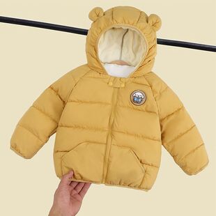 安阳童装新款秋冬儿童羽绒棉服婴幼儿加厚棉袄男女童棉衣宝宝加绒