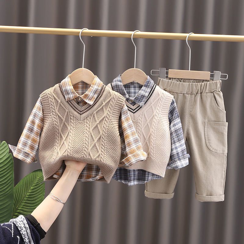 男童春装小孩衣服秋装套