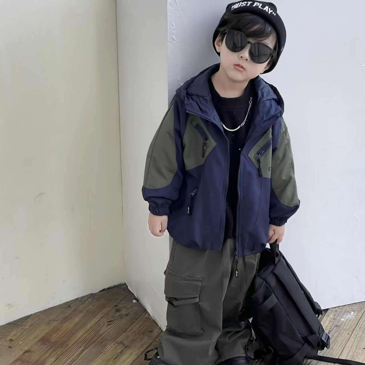 安阳童装男童工装2024外