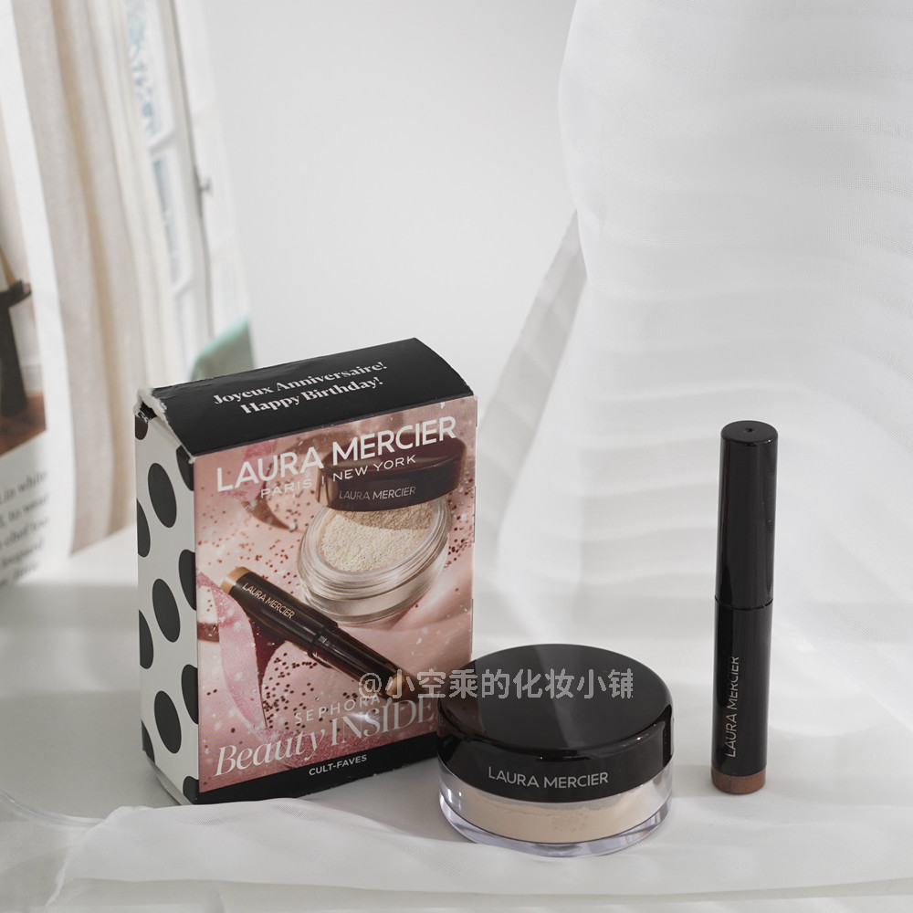 laura mercier罗拉散粉lm透明蜜粉定妆5g中小样mini试用装