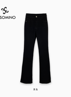 春秋牛仔裤黑色Y294C0808