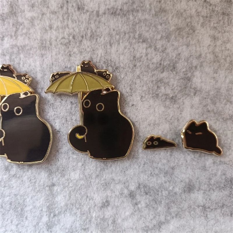 诡秘之主周边 克莱恩 猫猫小粒牌金属微章 同人动漫cos 胸针配饰