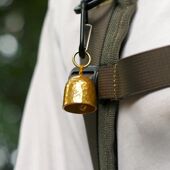 黄铜小铃铛锤纹风铃复古高级感吊坠汽车钥匙扣户外挂件配饰品新款