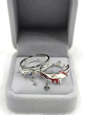 我在惊悚游戏中封神戒指惊封周边金属耳夹首饰小说博库同款衍生戒