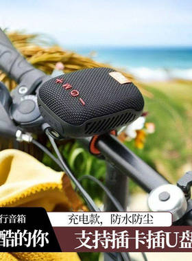 德国户外骑行蓝牙音响三合一无线可携式音箱自行车低音炮插卡收a5