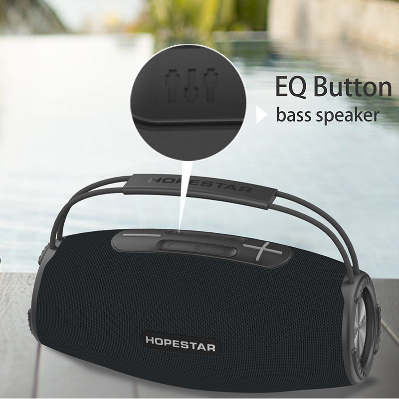 hopestar-h51无线蓝牙音箱便携户外广场舞音响橄榄球大功率战神