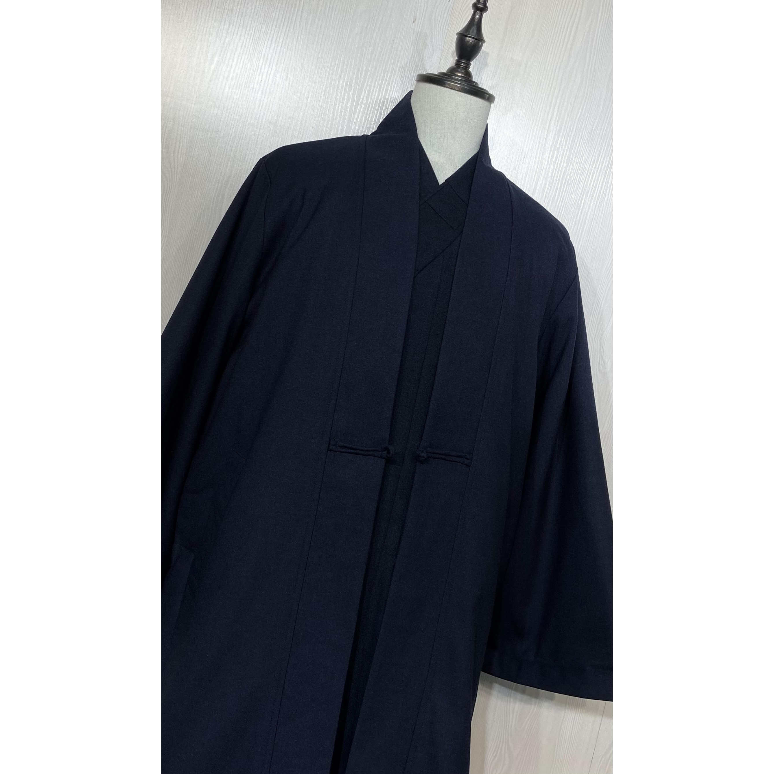 慈心缘新款保暖大衣外套秋冬季和尚禅服道士大褂中褂羊绒呢男女款