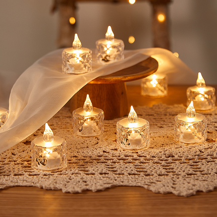 仿真LED电子蜡烛灯氛围求婚室内浪漫少女房间场景布置装饰生日