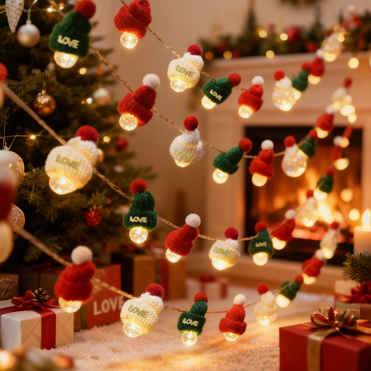 福新圣诞节氛围场景布置装饰灯