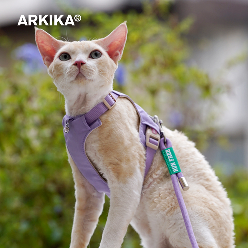 ARKIKA猫咪牵引绳防挣脱外出专用