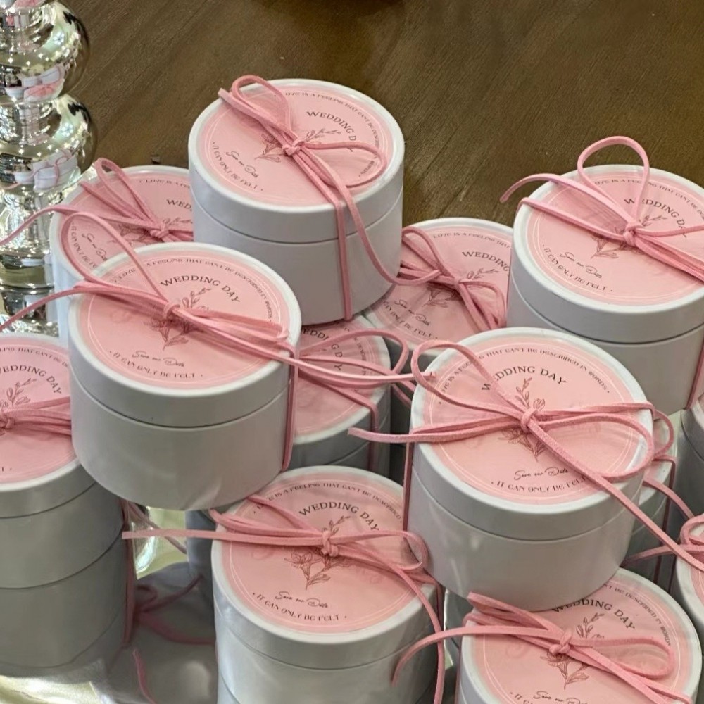 结婚喜糖盒子2025新款婚礼喜糖袋订婚糖果礼盒包装盒马口铁盒空盒