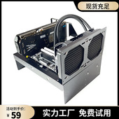 itx小机箱eatx水冷台式 atx桌面异性个性 机箱 机箱matx卧式 开放式