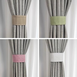 窗帘绑带绑绳窗帘扣绑饰收纳绳魔术贴扎束带配件简约现代