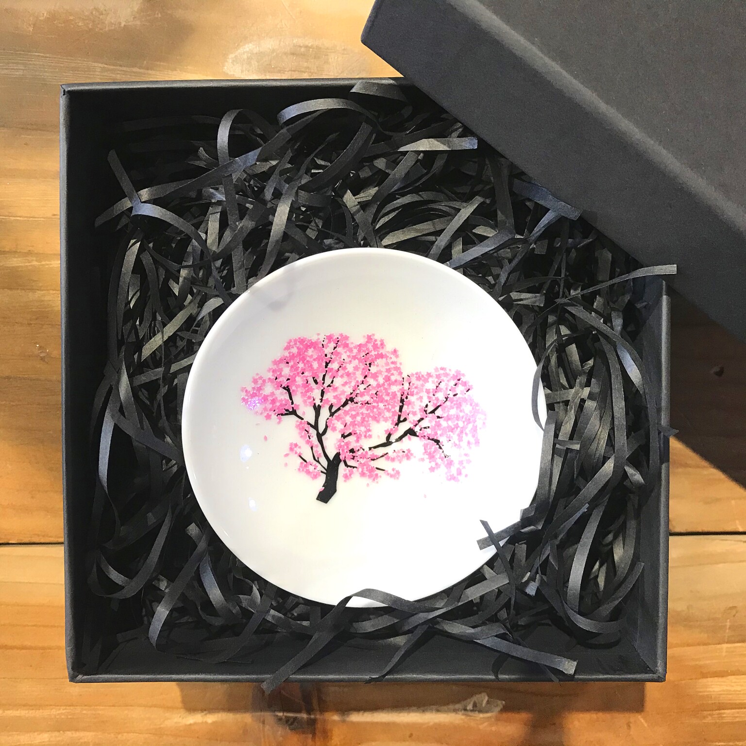 精致变色清酒杯冷温感樱花清酒杯