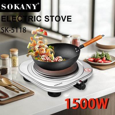 跨境SOKANY5118电炉家用调温电热炉单炉烹饪电炉子ELECTRIC STOVE