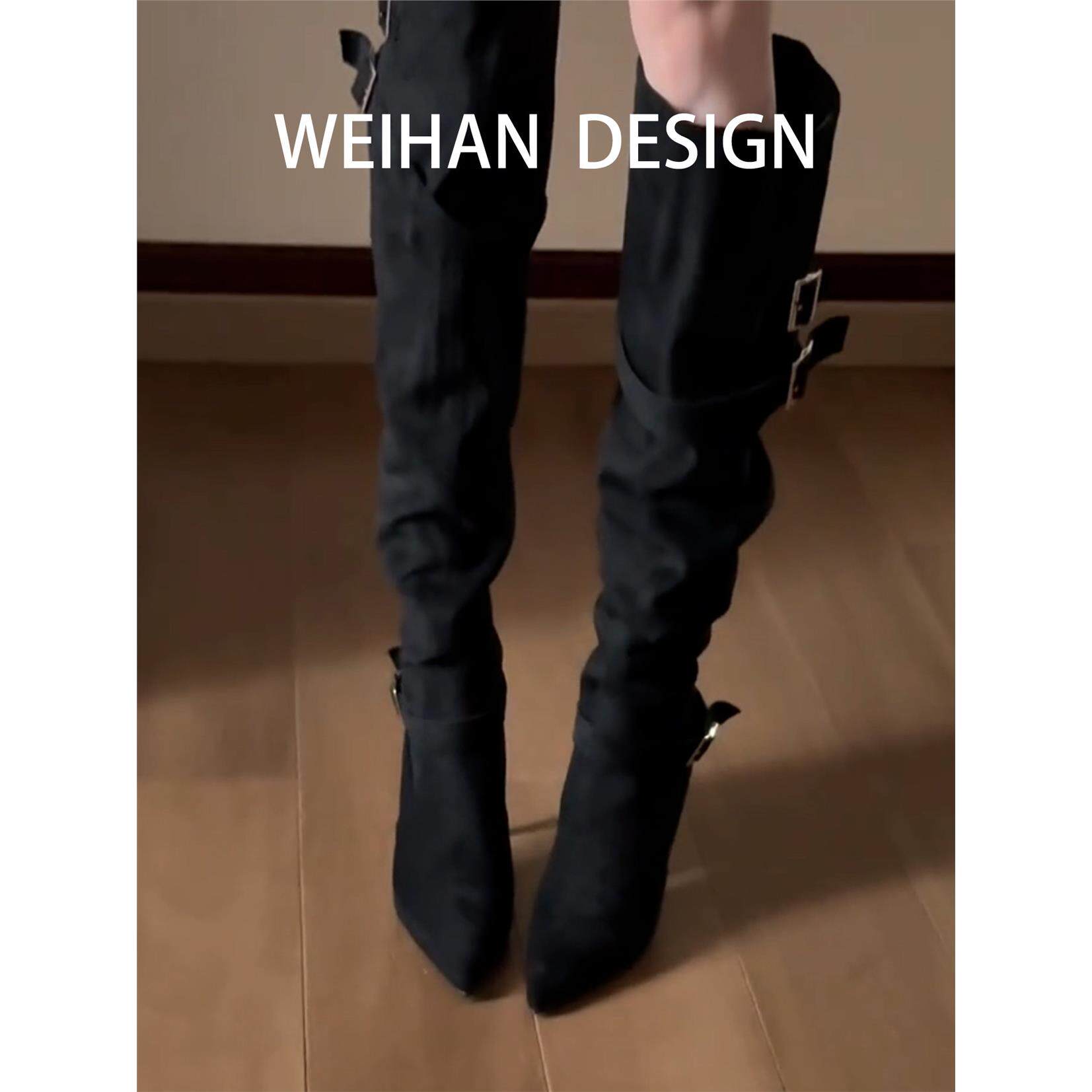 羊皮版!复古辣妹风黑色