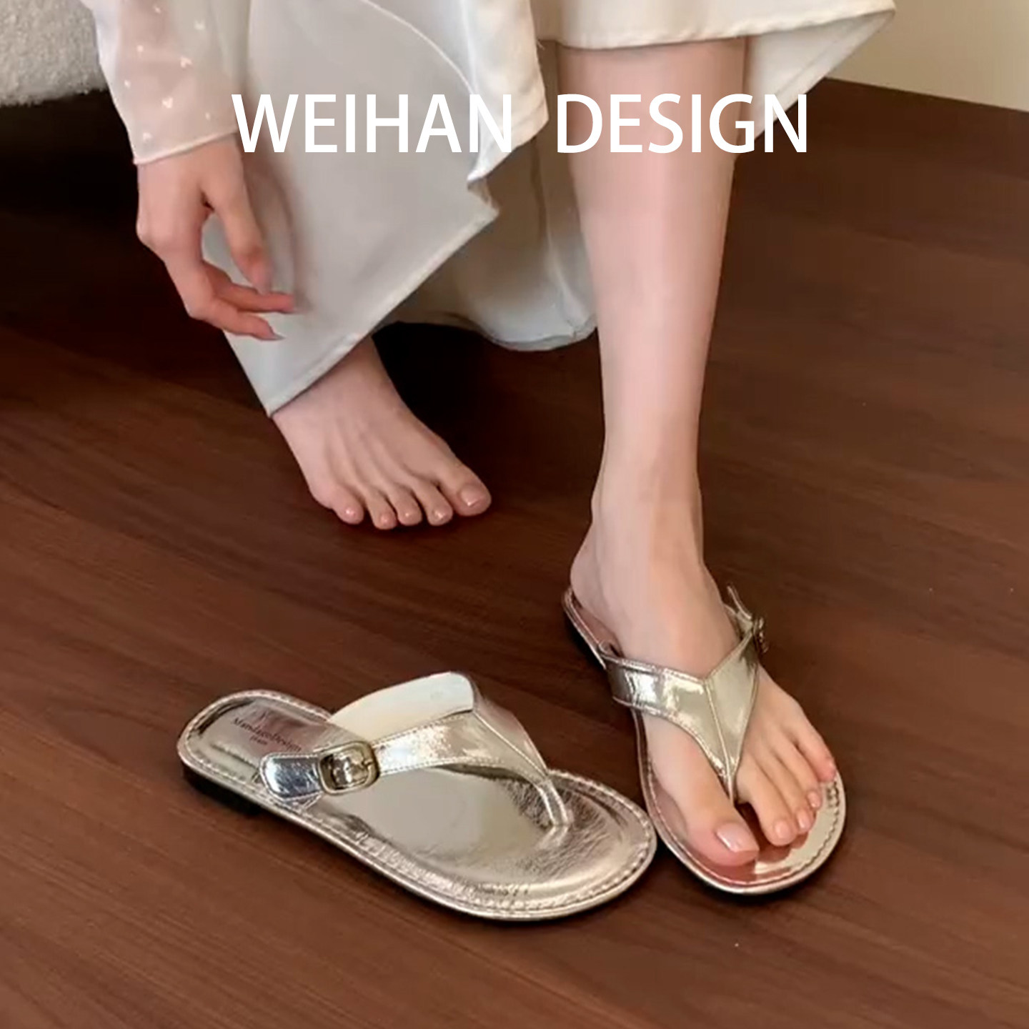 羊皮版!韩系银色简约休
