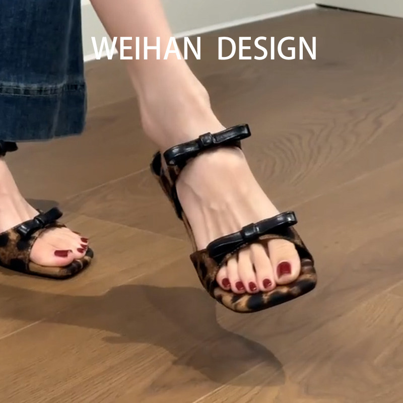 羊皮版!法式复古豹纹蝴