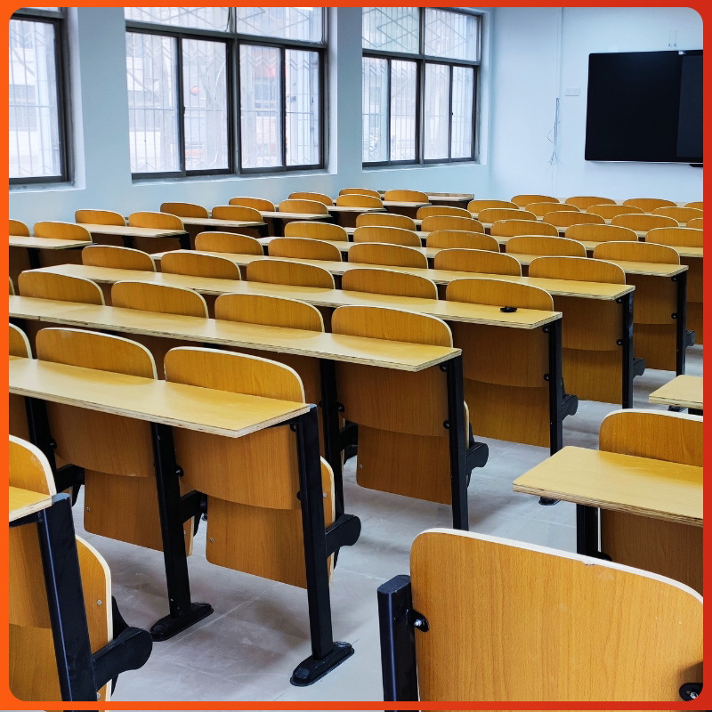 多媒体大学阶梯教室连体排椅学校多功能报告厅会议室礼堂联排座椅