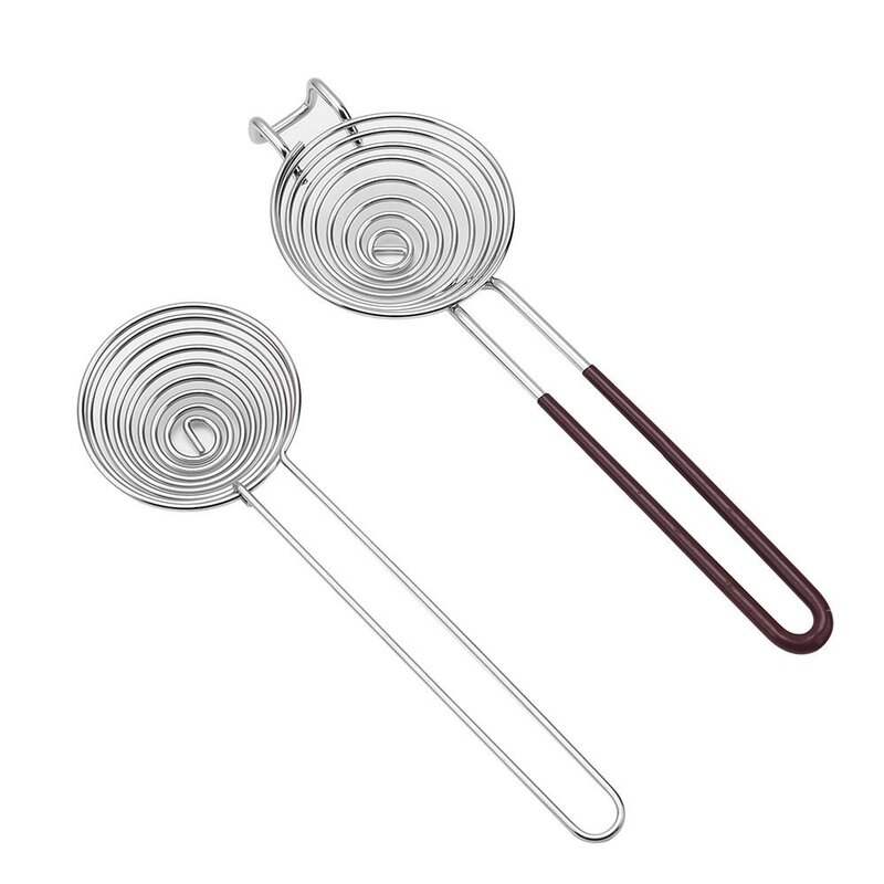 304不锈钢蛋清分离器创意加长柄家用烘焙蛋清蛋黄分离器火锅捞篱