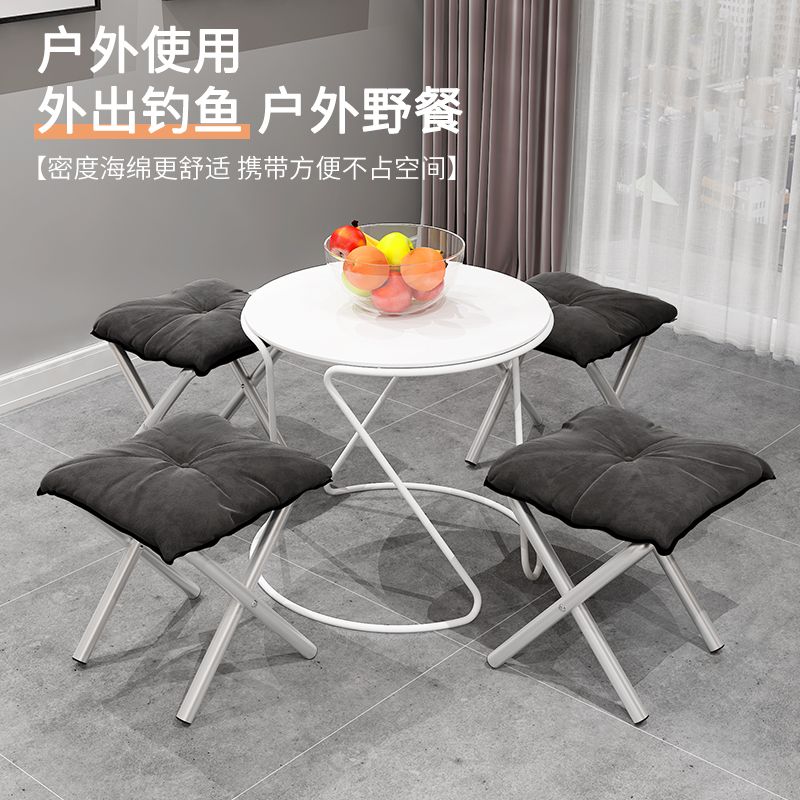 【源头工厂折叠凳家用小凳子脚踏户外便携钓鱼椅子超软耐用办公室