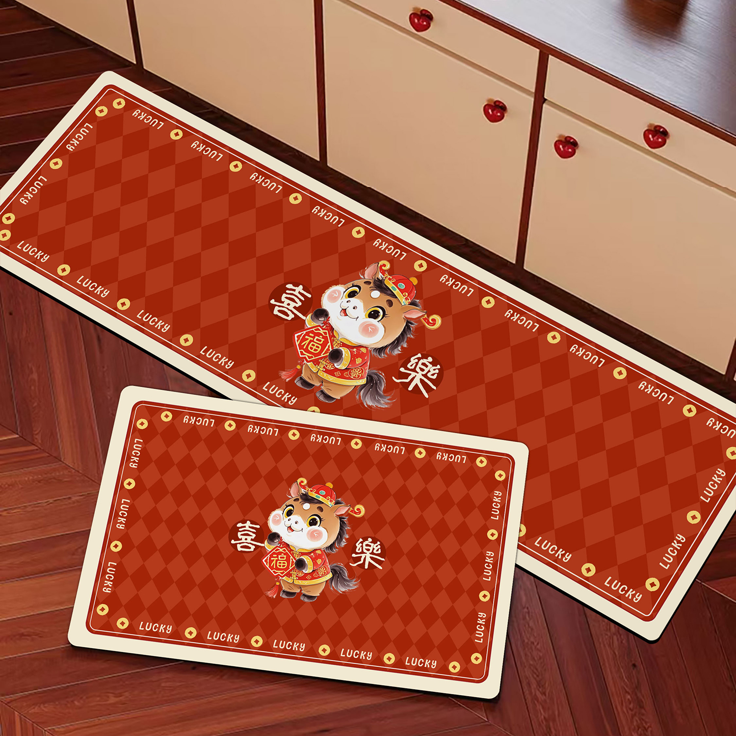 卡通厨房地垫家用脚垫地毯脚垫