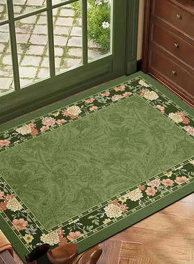 入户门口刮沙除尘丝圈地垫可剪裁PVC加厚防滑门垫美式欧式脚垫子