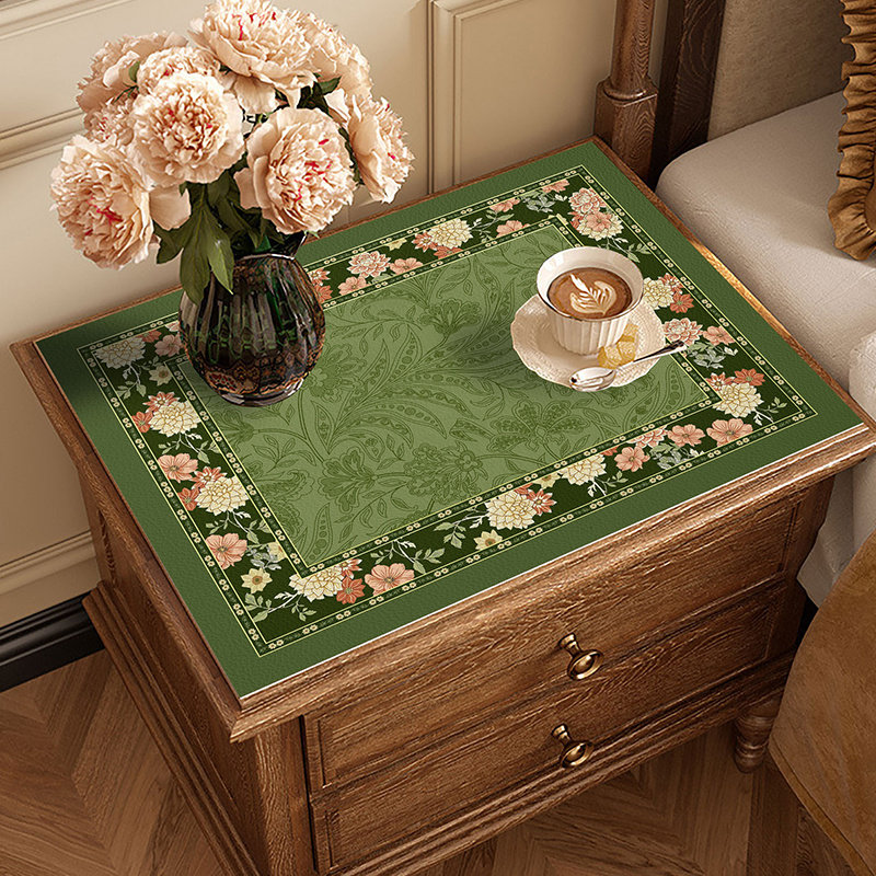 卧室床头柜皮革防尘垫免洗防水防油小桌垫PVC洗衣机罩垫梳妆台垫,居家布艺,床头柜盖布,淘宝优惠券,粉丝福利购,淘宝优惠卷