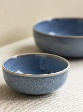 YE HOME ins简约陶瓷碗家用菜碗甜水碗沙拉碗一人食米饭碗喝汤碗