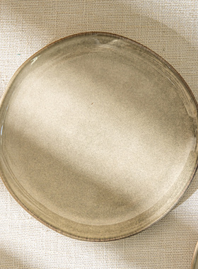 YE HOME 西餐牛排盘日式陶瓷盘异形浅盘家用菜盘沙拉盘早餐盘餐盘