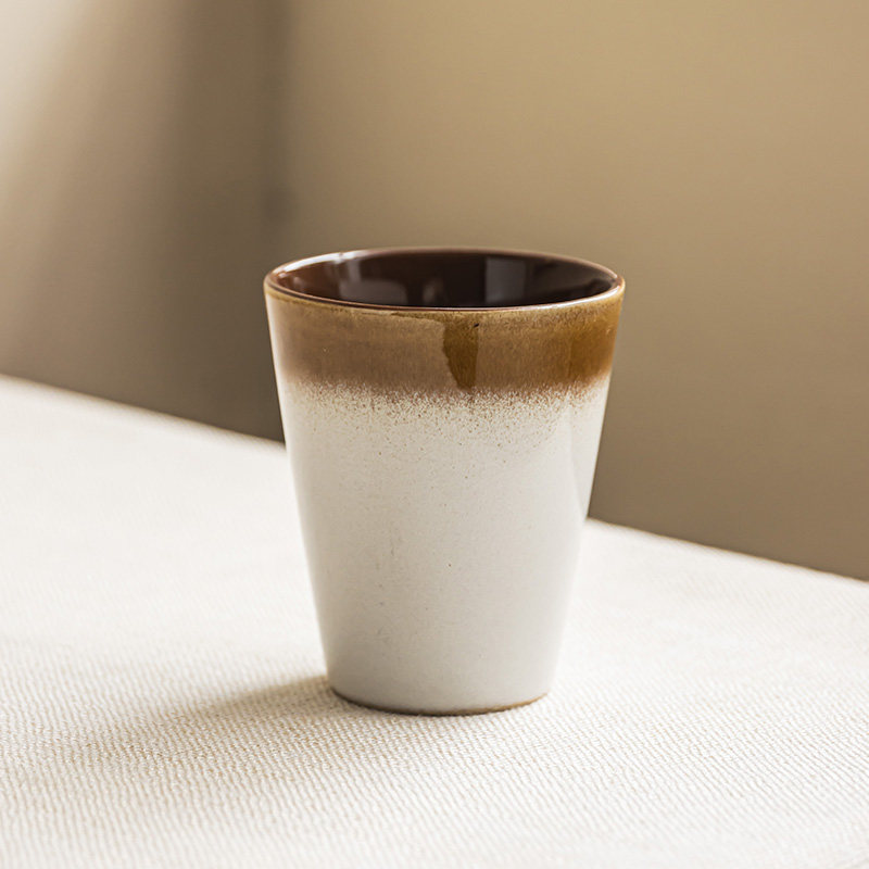 YE HOME 日式窑变陶瓷无把杯喝水杯手握杯品茗杯咖啡杯早餐牛奶杯