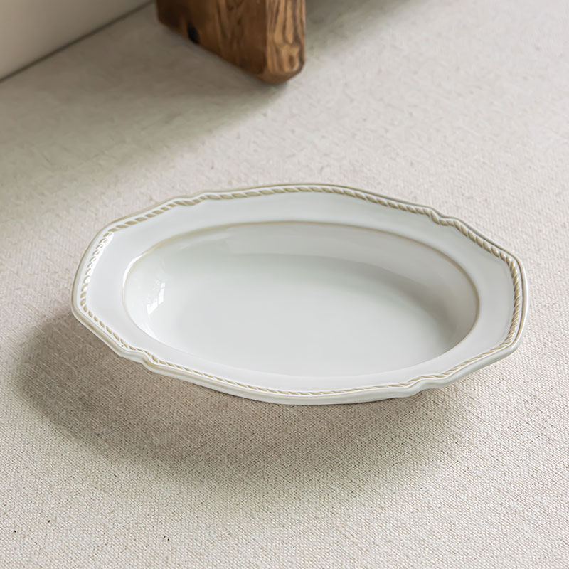 YEHOME法式宫廷风陶瓷家用深盘