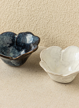 YE HOME  颜值担当~  复古陶瓷味碟家用好看的蘸料碟酱汁小碗微瑕