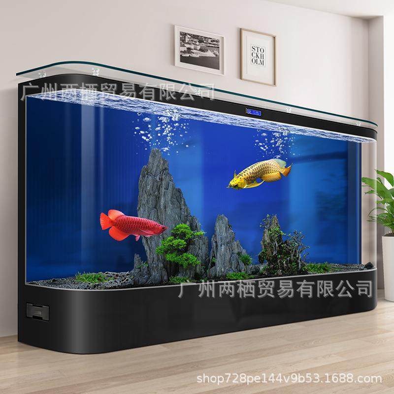 落地生态鱼缸客厅中大型靠墙免换水智能玻璃缸家用水族箱恒温加热,宠物/宠物食品及用品,桌面缸,淘宝优惠券,粉丝福利购,淘宝优惠卷