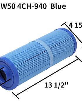 蓝色儿童游泳池SPA浴缸浮筒滤芯PWW50L4CH-949FC-0172泳池滤芯