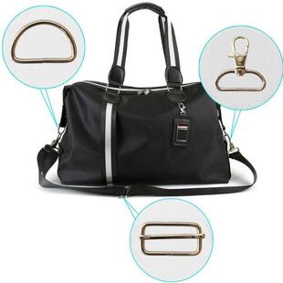 60个装32mm金属钥匙扣D环日字扣金色套装 箱包织带调节钩扣供跨境