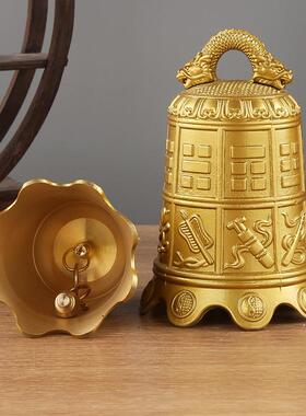 八宝铜钟八仙法器12生肖钟家居庭院屋檐门饰挂件铜器工艺