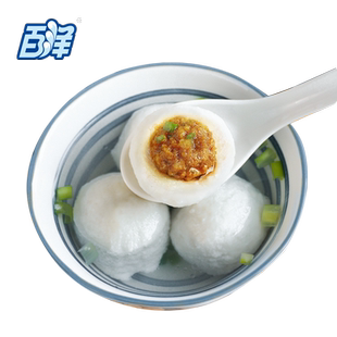 百洋福州连江大鱼丸包心鳗鱼丸子纯手工手打火锅菜品食材特产小吃