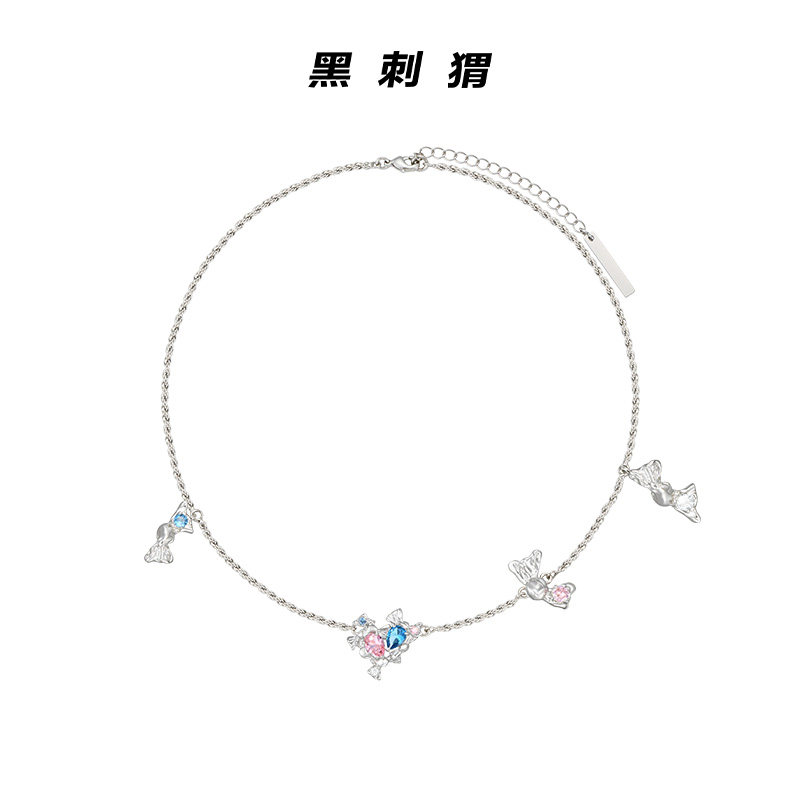 黑刺猬 小众设计原创糖果系列项链女甜酷风个性独特颈链送女友